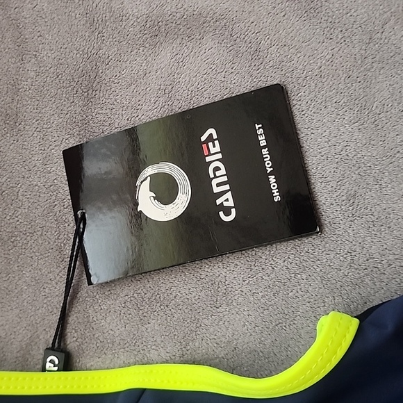 Candies Women's Boyleg One Piece Swim Suit Size Small (38) - NWT - Picture 2 of 9